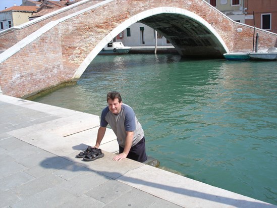 Cooling off in Venice