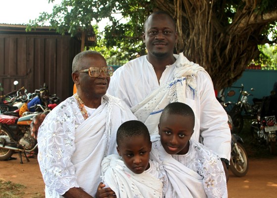 Amans With His Son and Grand Sons