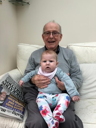 Feb 2020 - Great-great-great Uncle with Freja