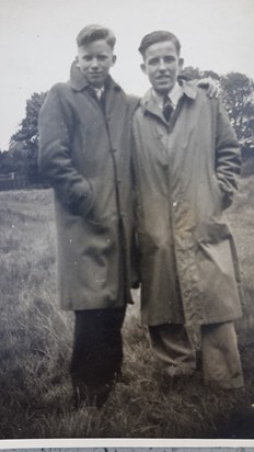 1942 - Bernard (Milli's husband) and Albert
