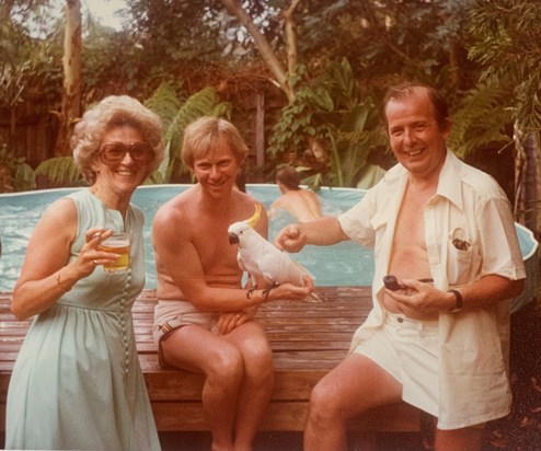 With Cyril & Daisy in Australia  c1978