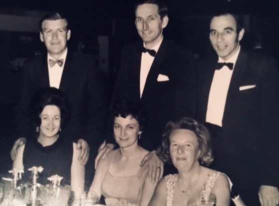 Barbara (centre), Tony (far right). In the '60's