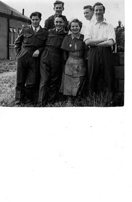 Betty 1952 RN Uniform with blokes