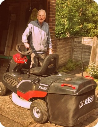 dad's new mower