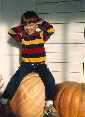 Dad's giant pumpkins! 1989