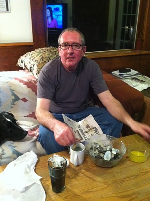 2014 Dennis loves his steamed clams/love Char