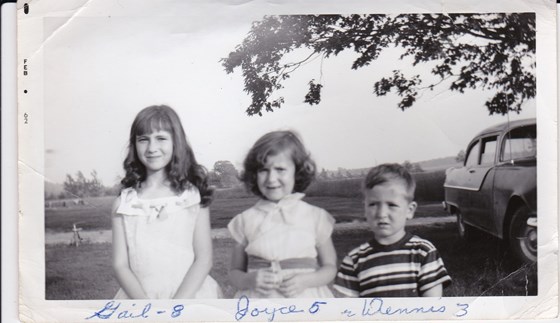 Gail,Joyce,Dennis 1960