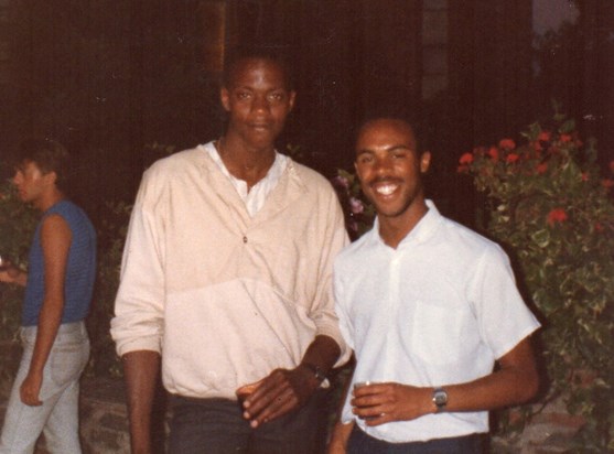 Medieval Night , Castillo de San Miguel, Tenerife , 1986.  Paul and Trevor Titus. I remember this night so well,even though it was 30 years ago. Great times......They didn't look like that at the end of the night I can assure you.