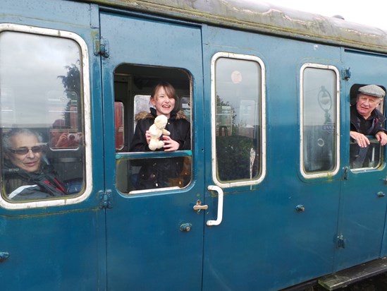 Dad, DeAnne and Henry at Mangapps railway Museum