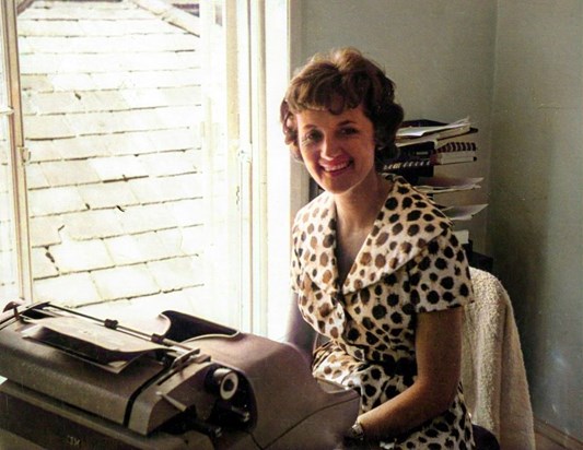 Marion working in Maidenhead in the early 1960s