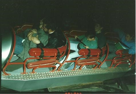 Alton Towers 88, Dad, Laura,Arran & Patrick