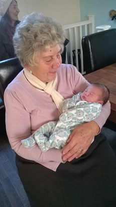 Great Granny Margaret with Ruby 
