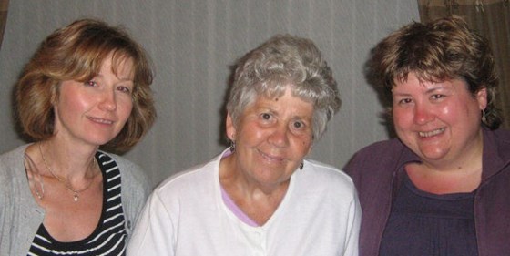 Margaret, Carol and Jane in 2011. 