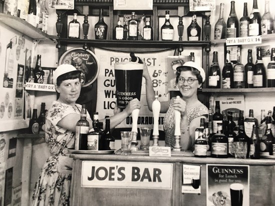 Mum & Chrissie 1955 Isle of Mann