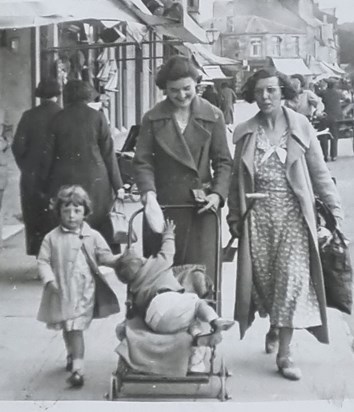 Gran Knox, Auntie Bessie, Emily and Baby Margaret 1936