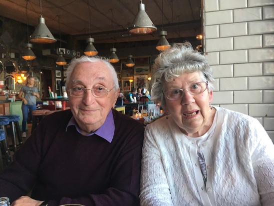 Mum & Uncle Ron 7.8.19 at Pierre's Torquay 2
