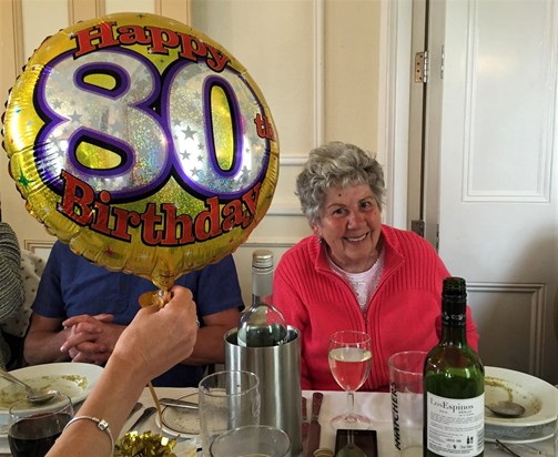 Mum 80th at Paignton Club