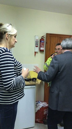 Jane Garner “Thanks for making the buffet with Karen Appleton in the Hixon Village Hall”