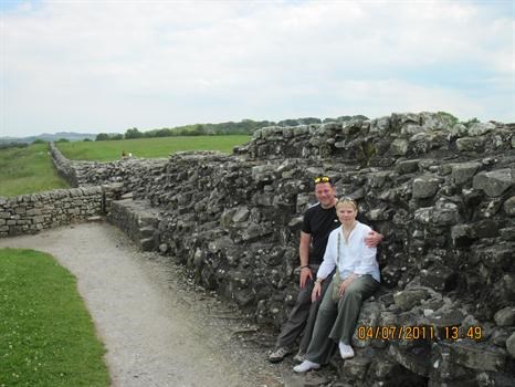 Me and Ken on Hadrians wall 04/07/2011
