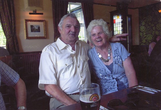 Together at Christmas again.... Happy Christmas Mam and Dad, Thinking of you x