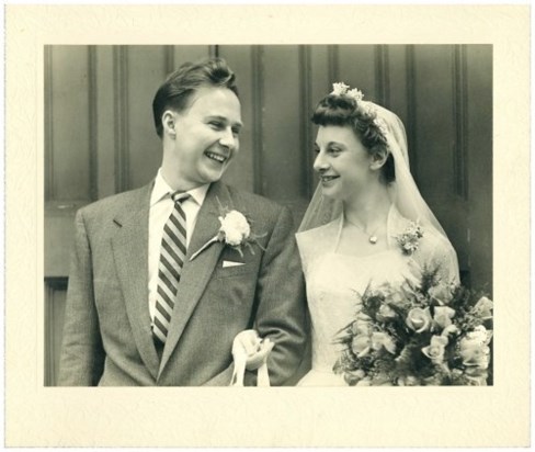 25th September 1954 she married her soul mate Roy