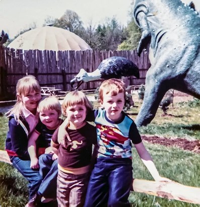 Ben and Lee at London Zoo the 1970s