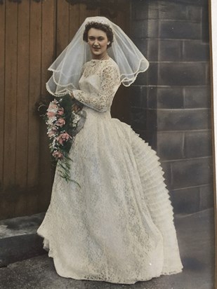 A stunning bride
