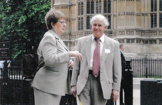 Maura & Michael July 2008 on the Catenian House of Commons Trip