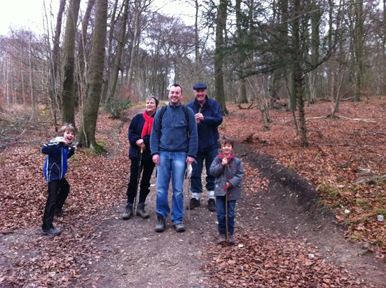 Family walks, Wendover Woods