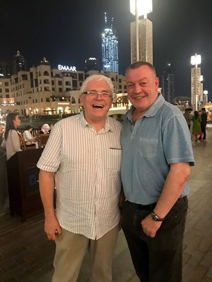 with Ivor in Dubai