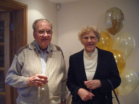 At Walter & Connie's 50th Wedding Anniversary in 2009
