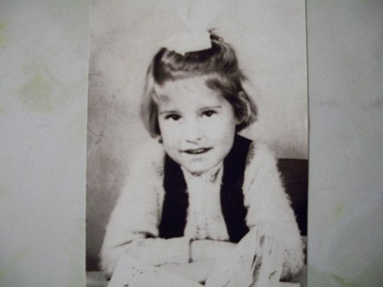 My darling sister Valerie who passed away1961 age 7 can,t remember as such as i was about 3 years old. love and miss you. xxx