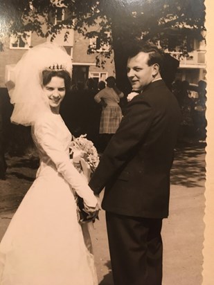 Just married! 24th June 1962