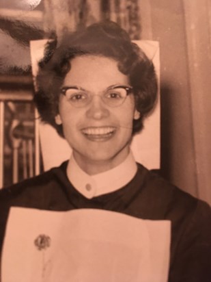 Nursing in 1960, the career she loved