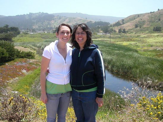 Sarah and Mona at the Vallemar Quarry