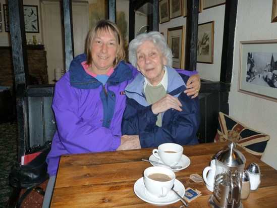 Ruth with Jean, Doone Valley 2013