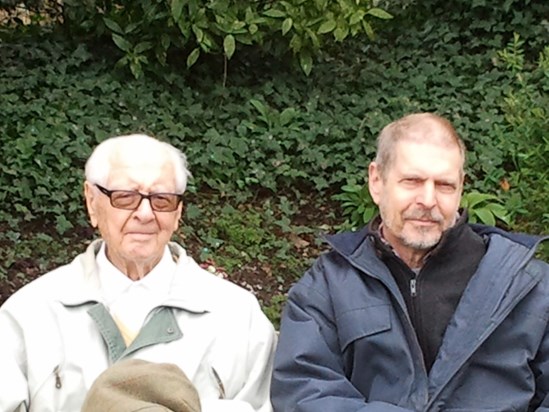Father and Son Paul Stoke Poges Garden of Remembrance