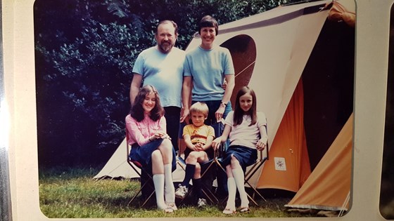 Family camping circa 1980