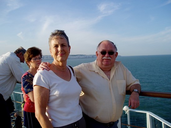 Carole and Ian's ruby wedding anniversary cruise, 2005, Baltic Sea