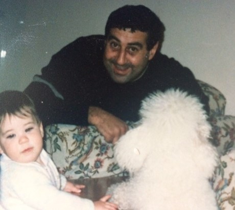 Paul with Alanna his much adored daughter 1990