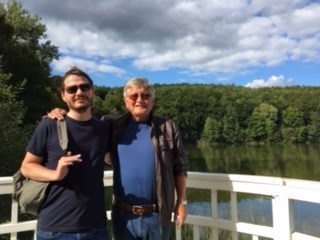 Peter and his son in Eutin