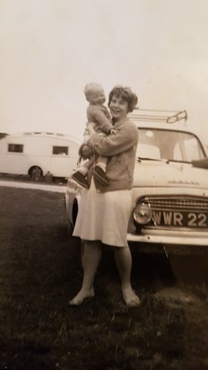 Mum with son Carl 