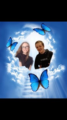 Mia you have your big cousin Thomas with you now best friends forever and always love you my angels xx