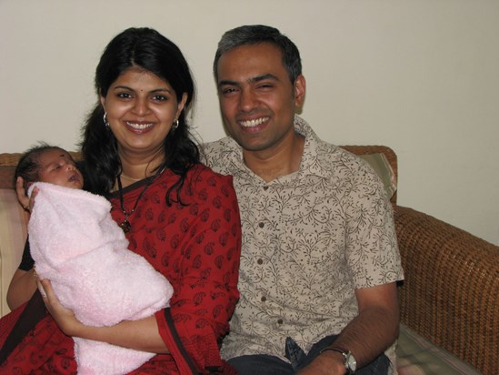India 2009 when Aditi was born