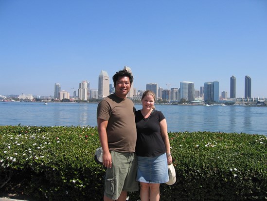 San Diego, 2004 (Erika pregnant with Lucas)