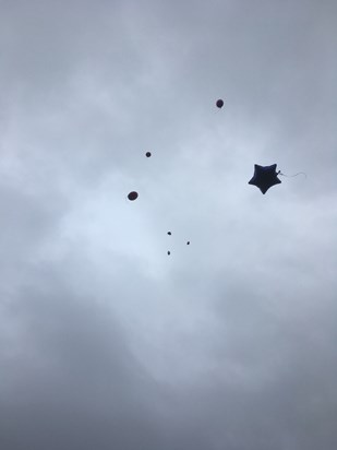 Balloons on your first anniversary