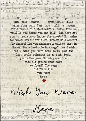 Wish you were here 💔