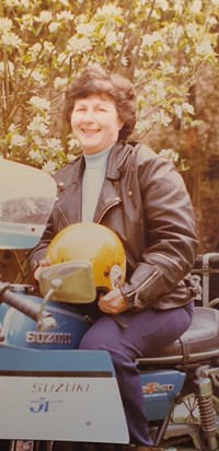 1982 Mum the biker