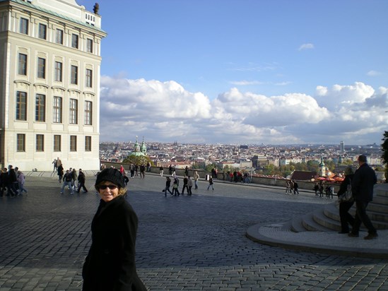 Winter 2007 - Mum being her stylish self in Prague