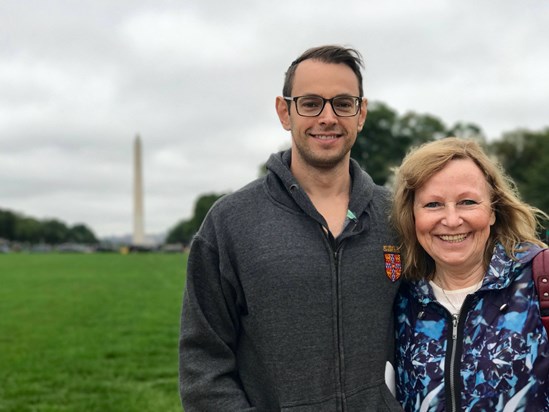 Mum in Washington, DC. September 2017